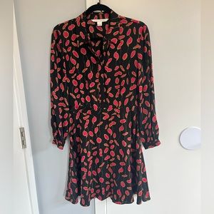 Diane von Furstenberg Printed, Silk, Shirt Dress